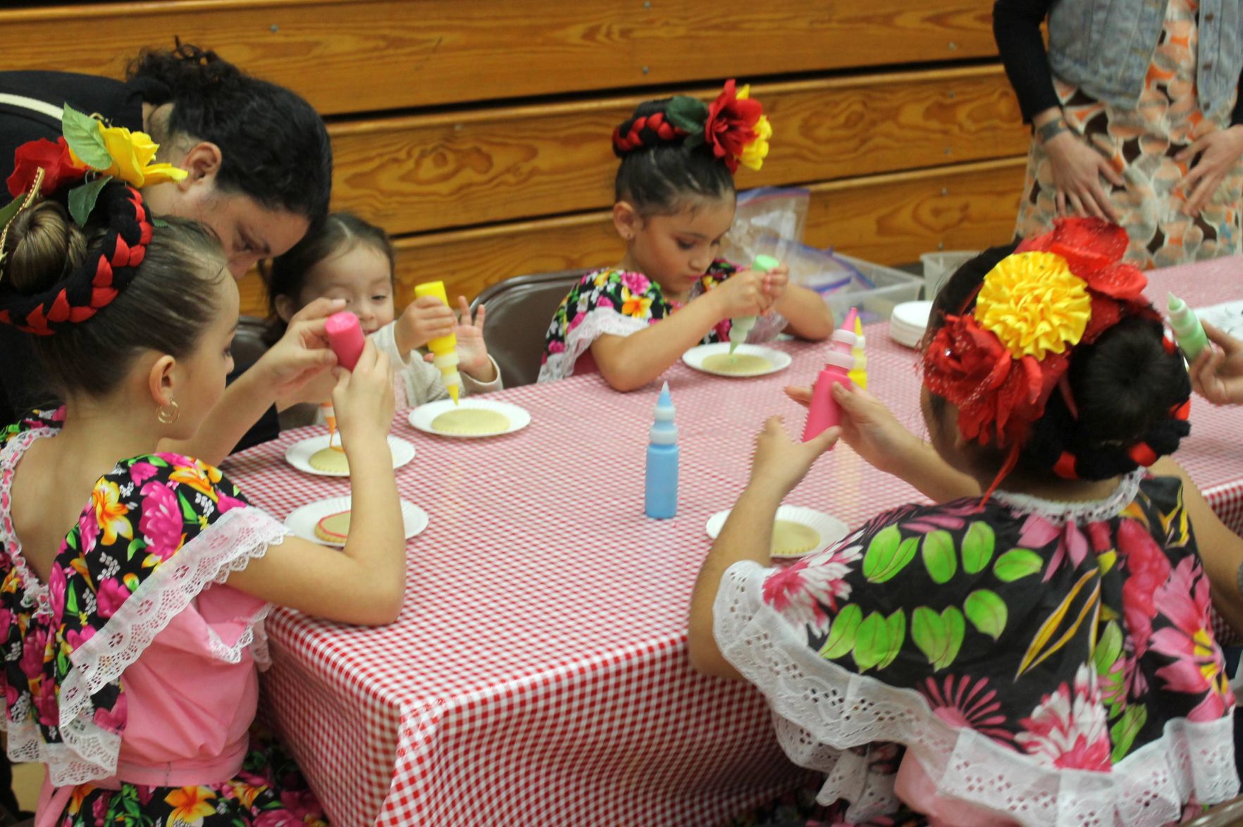 Cookie decorating at the Celebration of Life